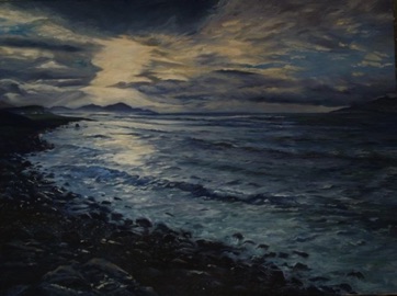 Blue Twilight - Ireland
oil on canvas
18” x 24”